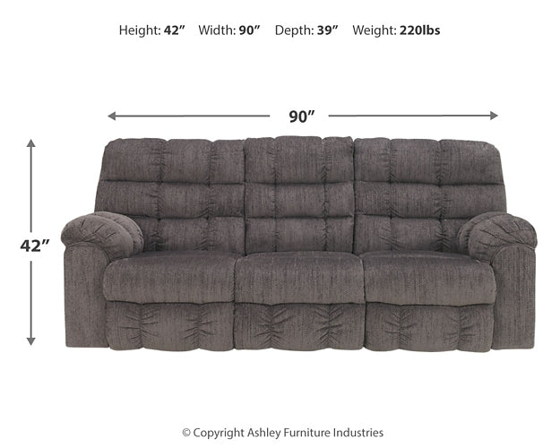 Acieona REC Sofa w/Drop Down Table