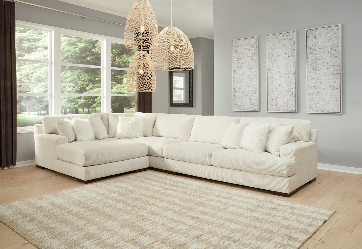 Zada 4-Piece Sectional with Chaise