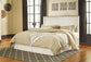 Willowton / Panel Headboard With Mirrored Dresser And Chest