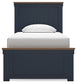 Landocken Twin Panel Bed with Dresser