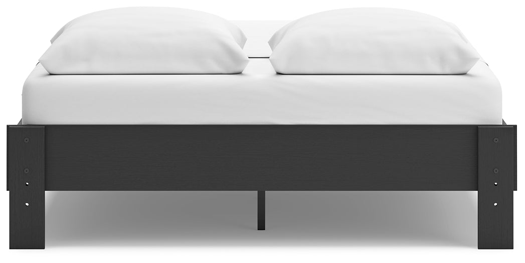 Ashley Express - Socalle Queen Platform Bed with Dresser and 2 Nightstands