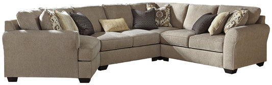 Pantomine 4-Piece Sectional with Cuddler