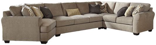 Pantomine 4-Piece Sectional with Cuddler