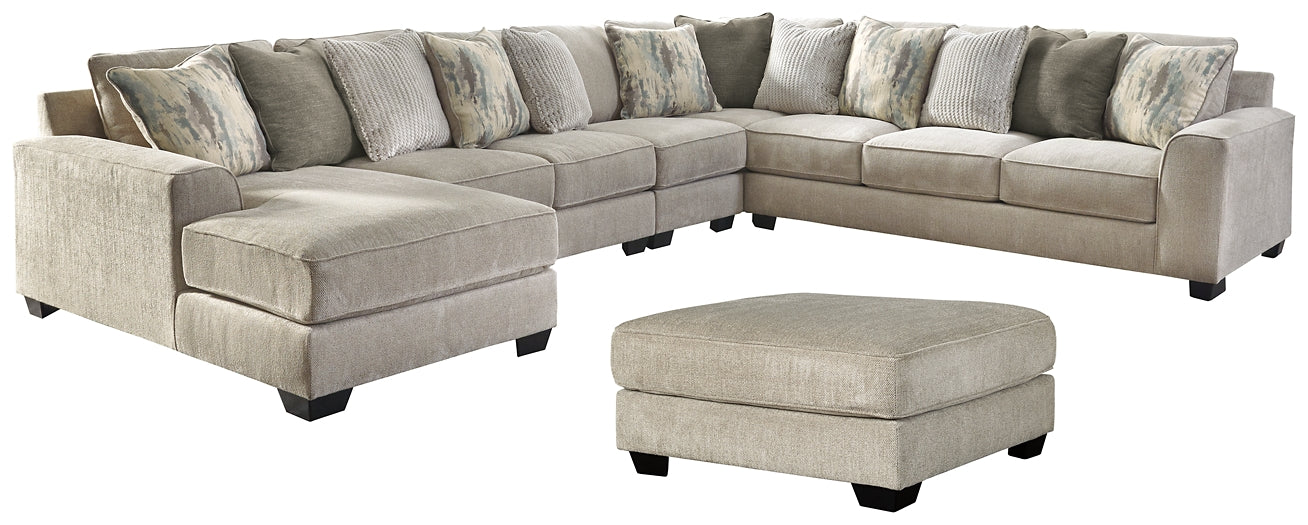 Ardsley 5-Piece Sectional with Ottoman