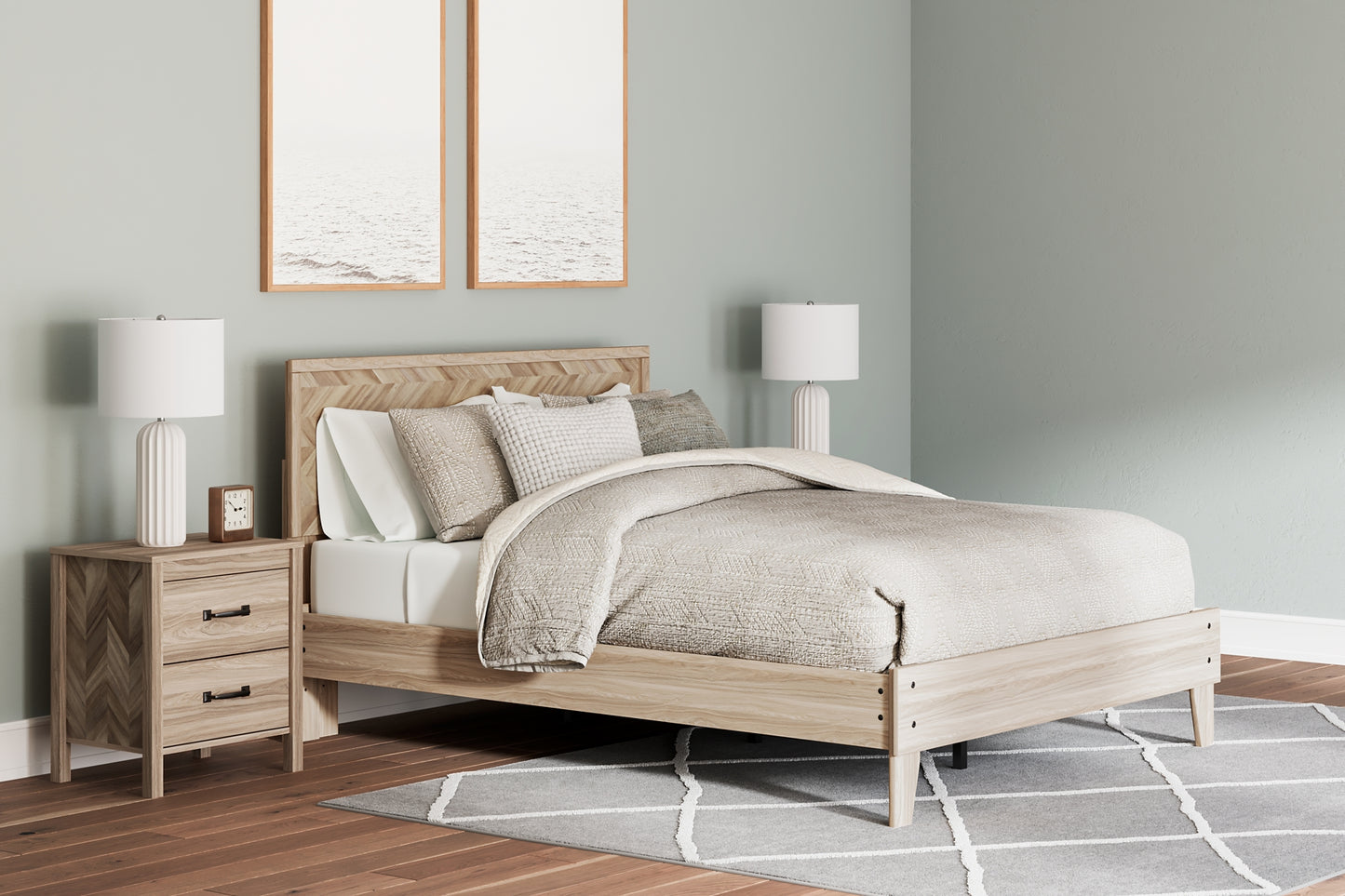 Ashley Express - Battelle  Panel Platform Bed